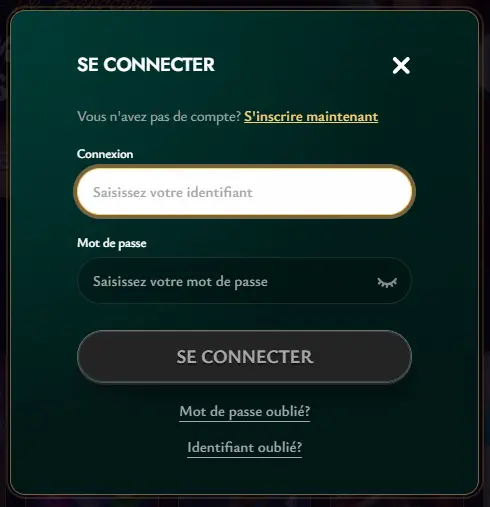 Cashed Casino login